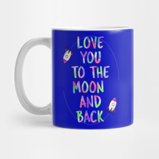 I Love You to the Moon and Back Autism awareness Mug